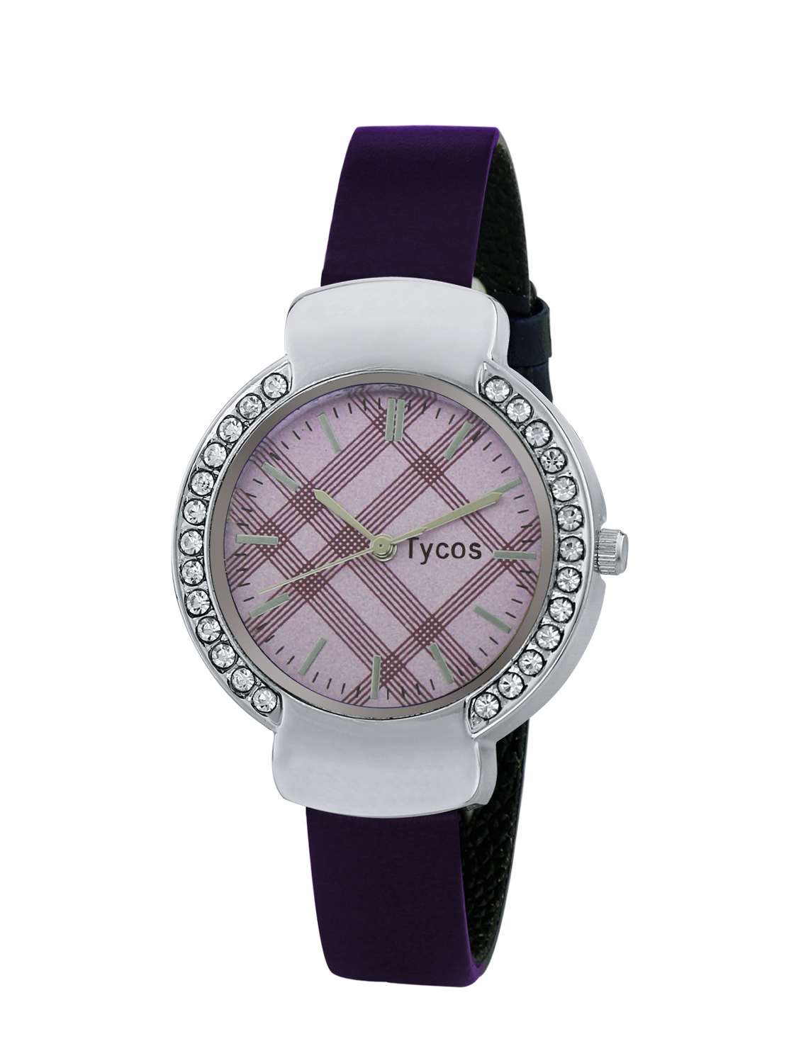 Tycos leather strap Analog Watch