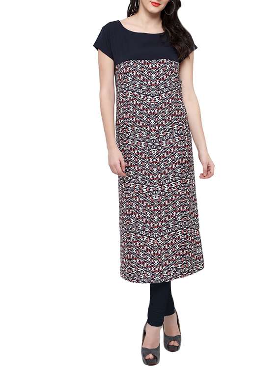 limeroad crepe kurtis