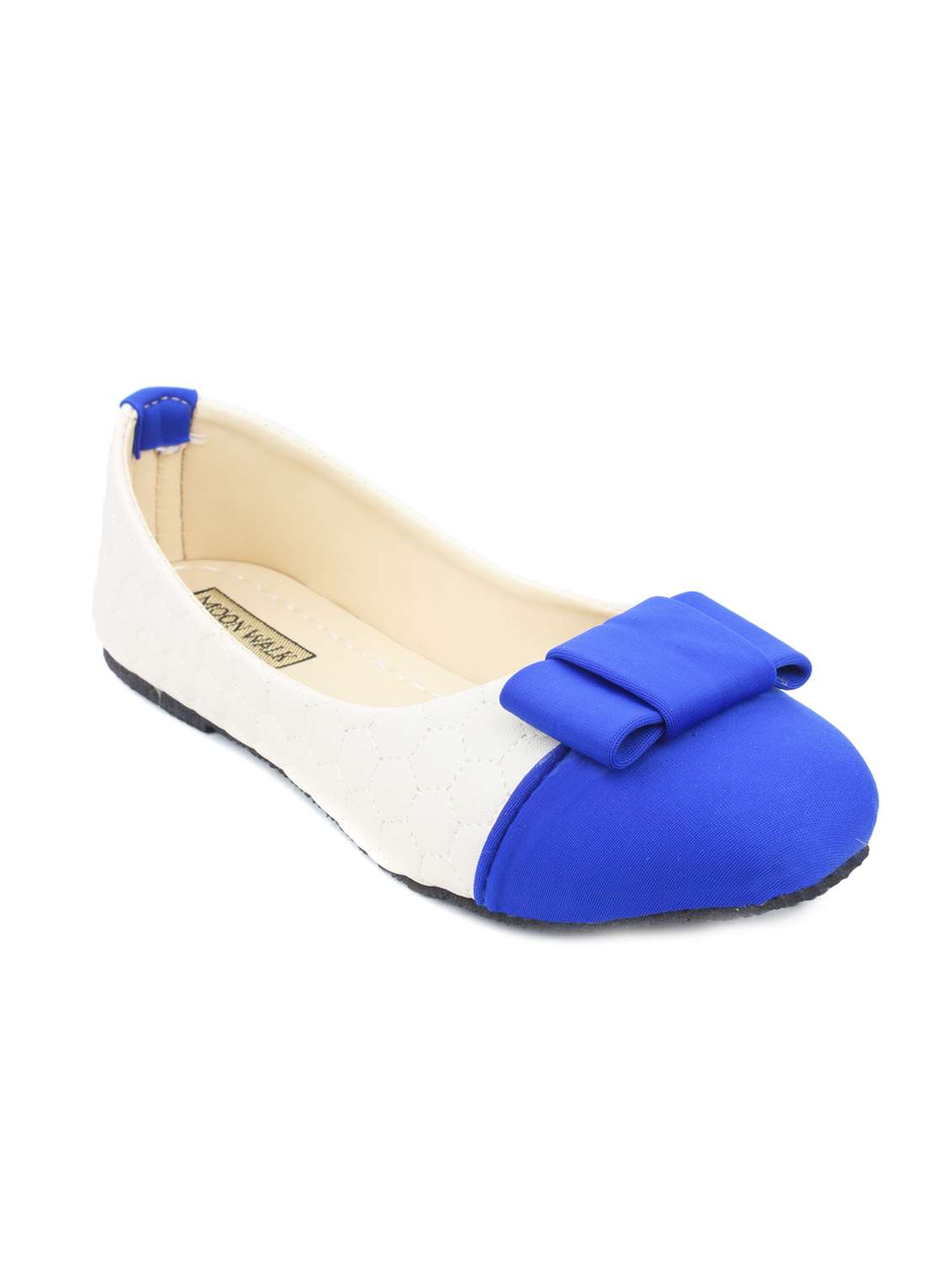 blue slip on ballerina
