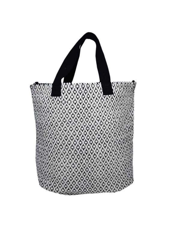 white cotton tote