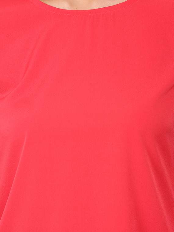 pink polyester regular top - 13117691 -  Standard Image - 3