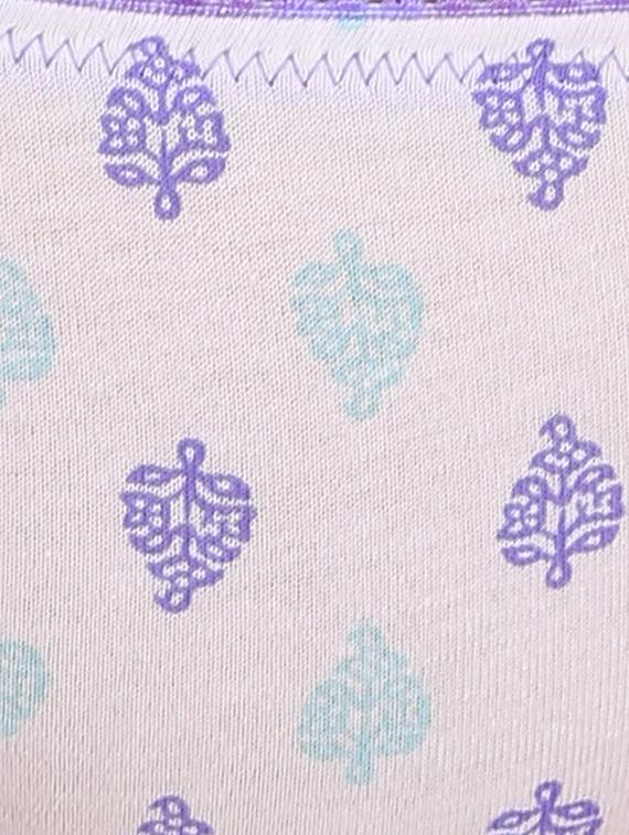 white printed cotton panty - 13119624 - Standard Image - 3