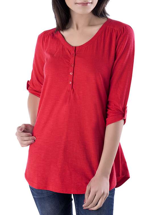 women's plain v neck t-shirt