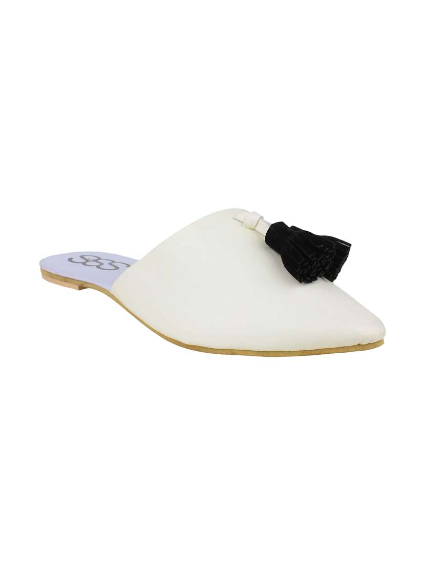 Buy online White Tpr Slip On Casual Shoes from footwear for Women