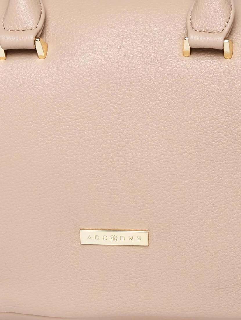 pink leatherette handbag - 13128210 - Standard Image - 3