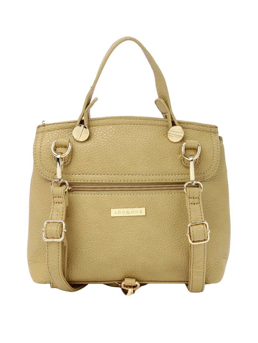 beige leatherette handbag - 13128215 - Zoom Image - 0