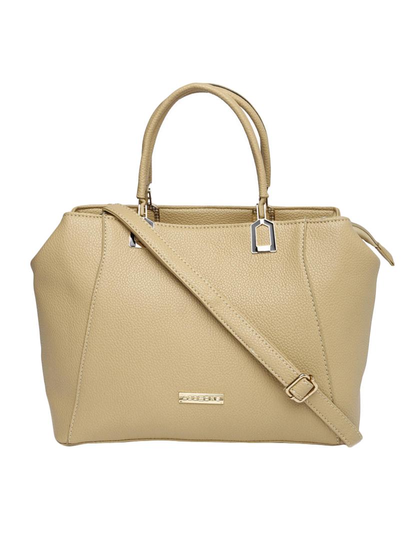 beige leatherette handbag - 13128216 -  Zoom Image - 0
