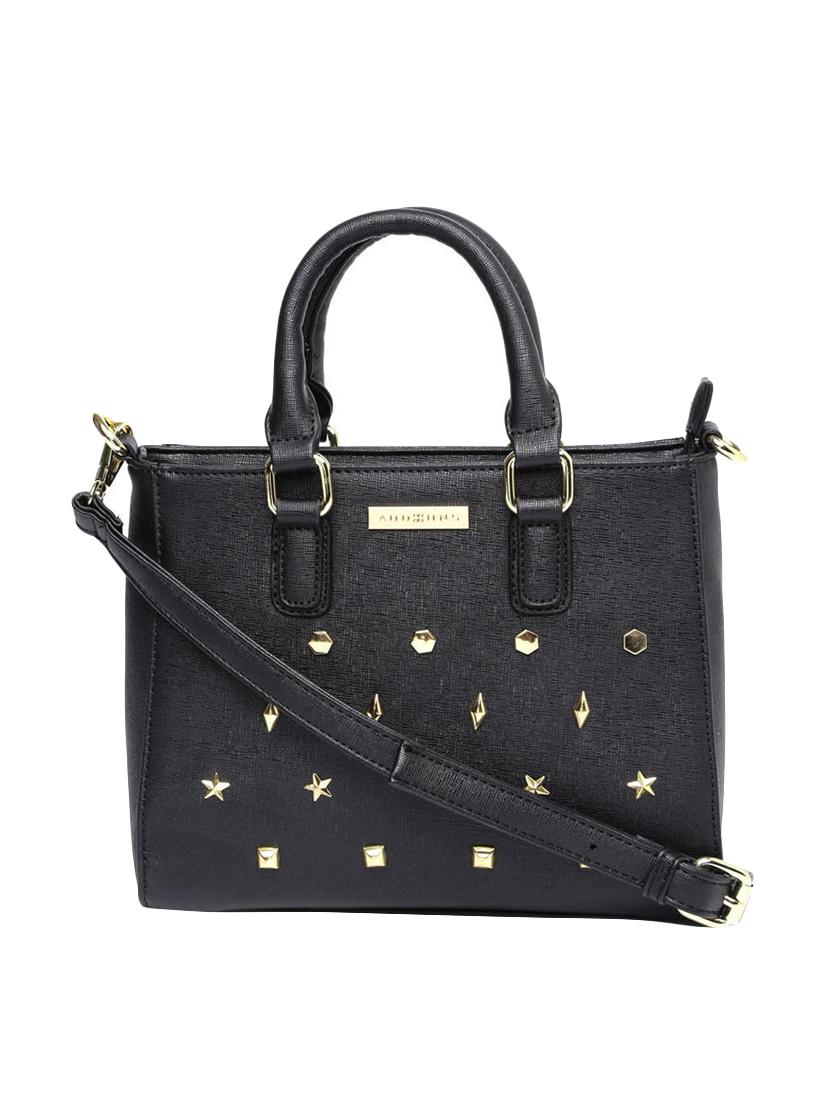 black leatherette handbag - 13128219 - Zoom Image - 0