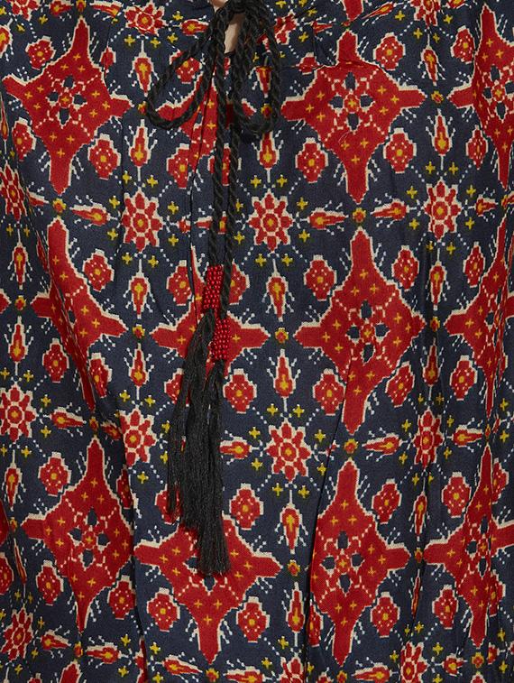 multicolor rayon maxi dress - 13142008 - Standard Image - 3
