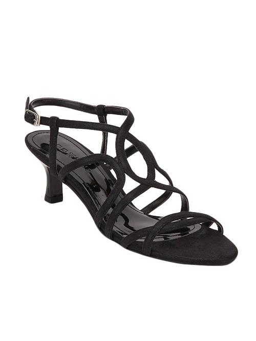 black pu back strap sandals - 13146113 -  Standard Image - 0