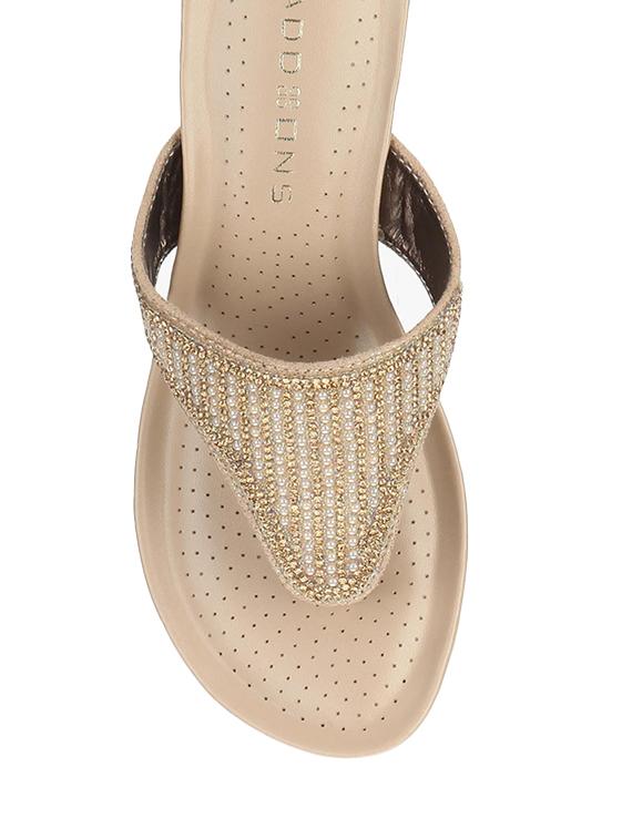 addons pearls crystals embellished comfort wedges - 13146126 - Standard Image - 3