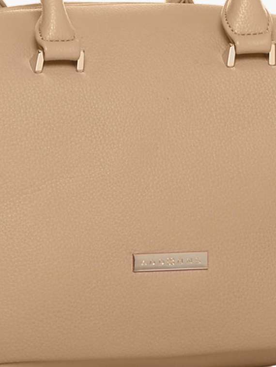 beige leatherette handbag - 13149376 - Standard Image - 3