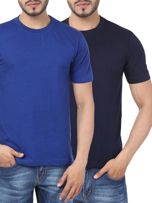 multi colored set of 2 cotton t-shirt - 13155446 - Standard Image - 0