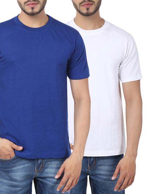multi colored set of 2 cotton t-shirt - 13155452 - Standard Image - 0
