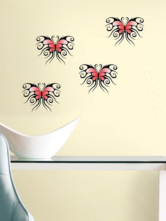 wall sticker (red butterfly,wall covering area 23 x 29 inch) - 13165067 - Zoom Image - 0