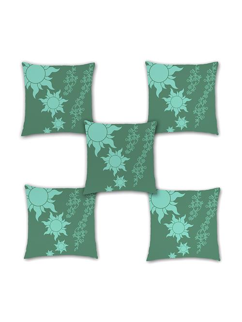 ambbi collection digitally printed cushion cover sun & bale from the right corner set of 5 - 13181003 - Standard Image - 0
