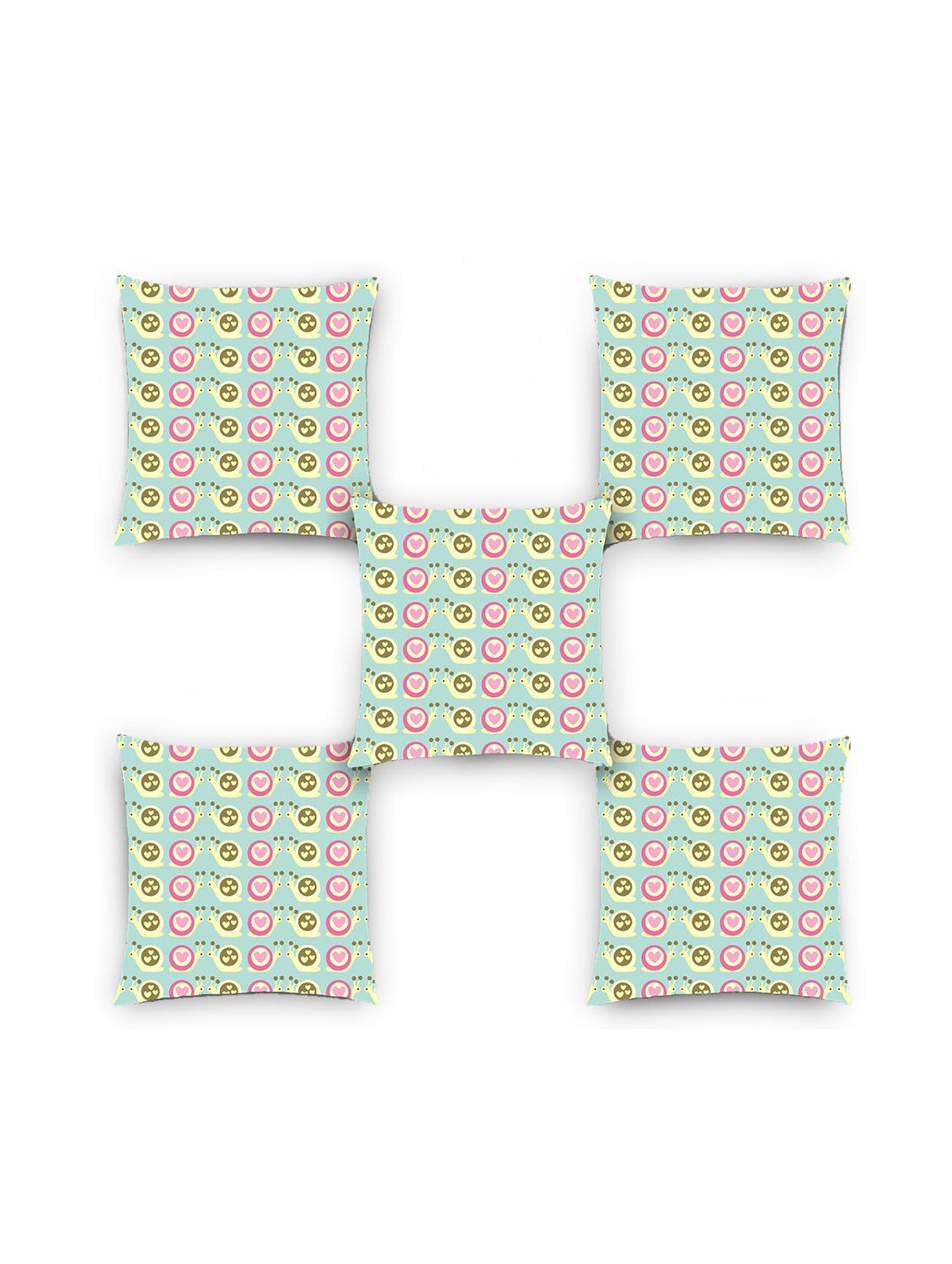 ambbi collection digitally printed cushion cover animal set of 5 - 13181036 - Zoom Image - 0