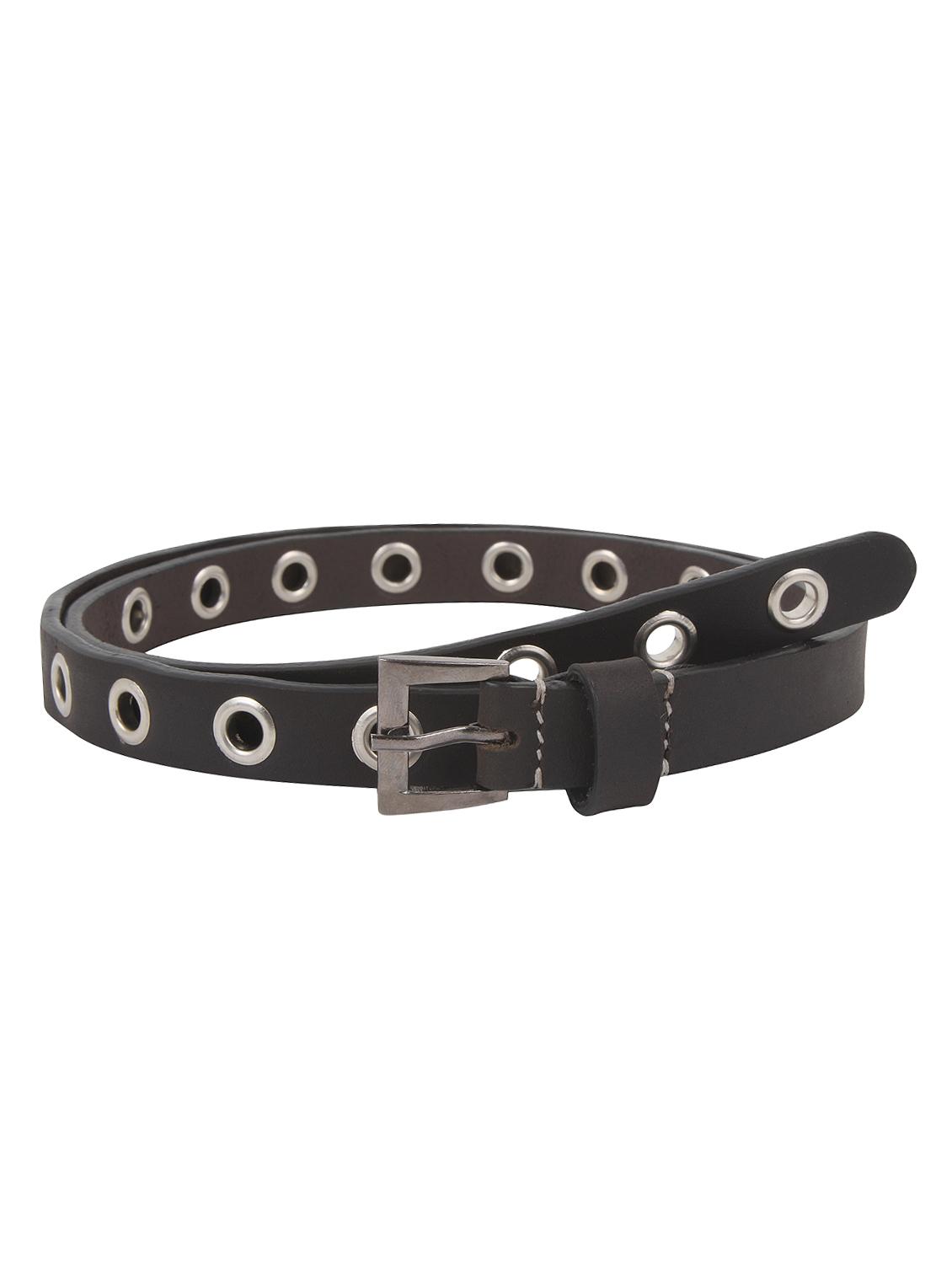 aditi wasan genuine leather ring studded brown belt - 13183001 -  Zoom Image - 0