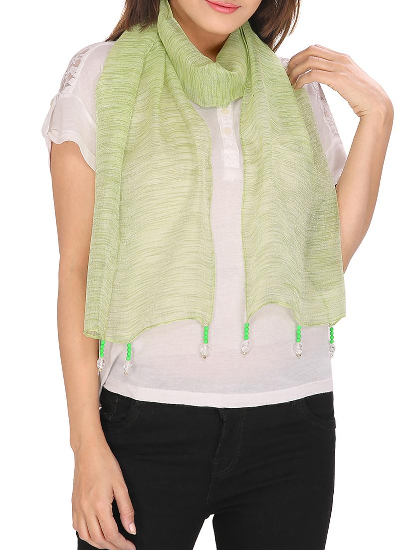 green polyester scarf - 13194189 -  Zoom Image - 0