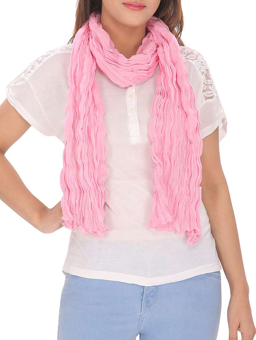 pink cotton scarf - 13194222 - Zoom Image - 0