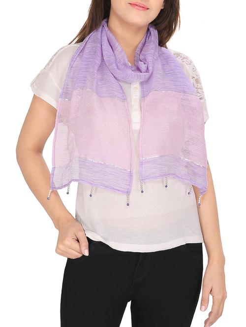 purple polyester stole - 13194250 -  Standard Image - 0