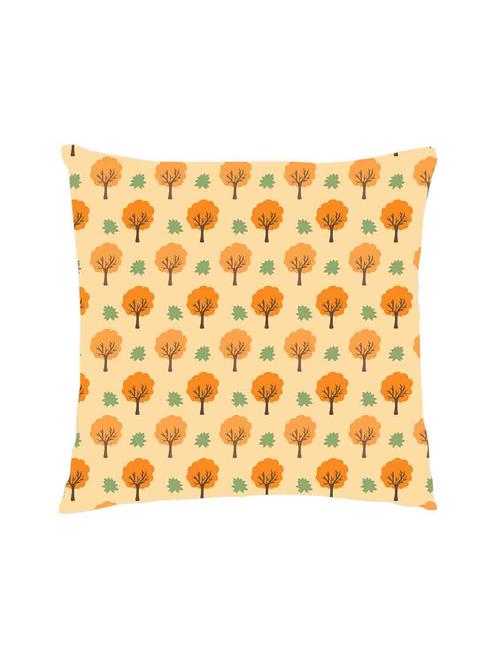 ambbi collection digitally printed cushion cover tree & leaves all over - 13214915 - Standard Image - 0