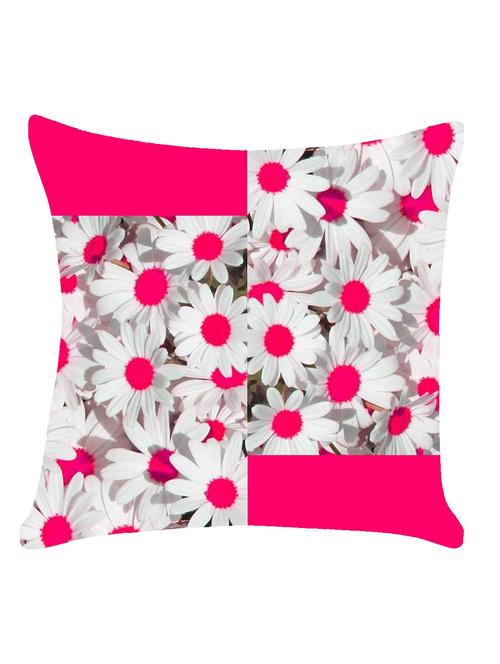 ambbi collection digitally printed cushion cover flowres & colored background - 13214946 - Standard Image - 0