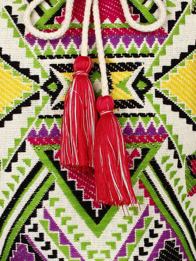 red cotton regular backpack - 13215729 - Standard Image - 3