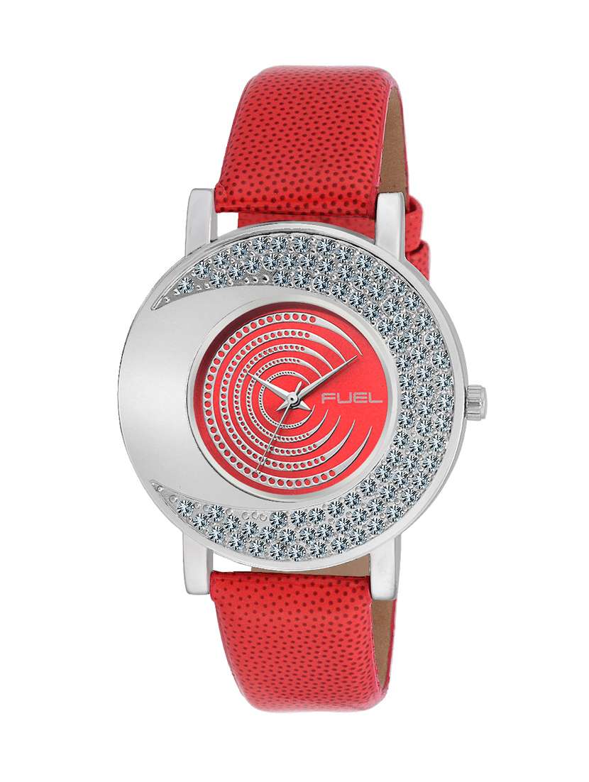 Buy online Fuel Pretty Series Red Color Women Watch (ff-pty  display picture 2
