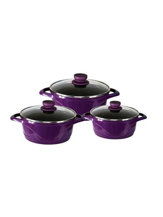 Buy online Wonderchef Ceramide Casserole Set Of 6pcs Purple from