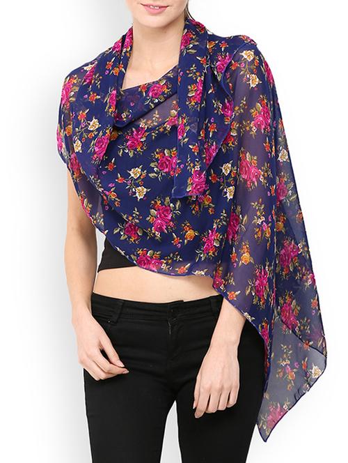 blue polyester scarf - 13237560 -  Standard Image - 0