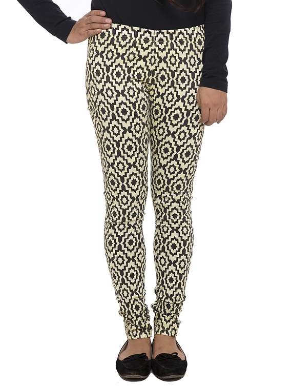 yellow cotton jegging
