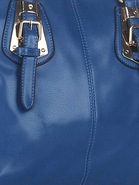 blue leatherette  handbag - 13253810 -  Standard Image - 3