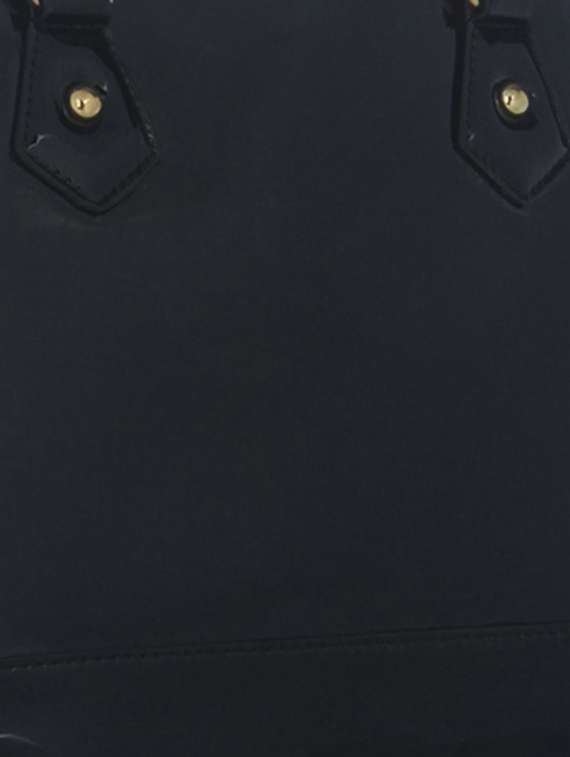 black leatherette  handbag - 13253836 -  Standard Image - 3