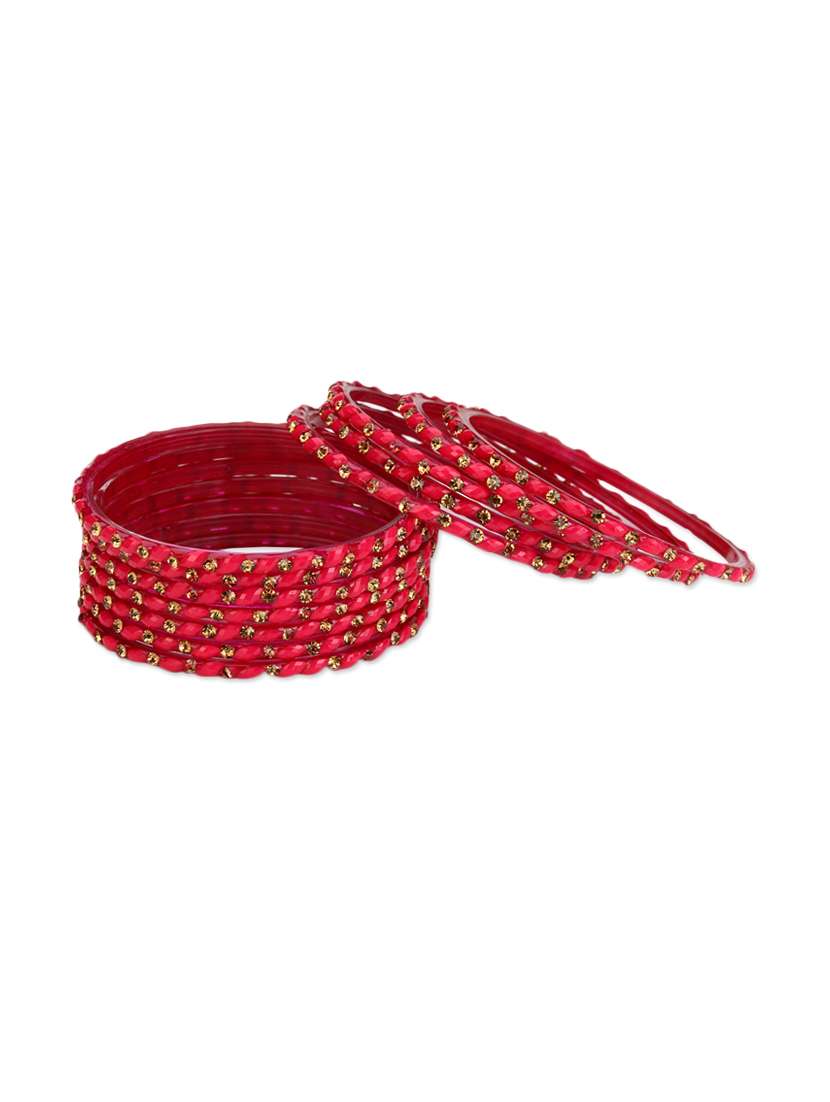 red glass bangle
