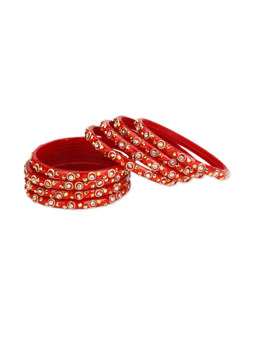 red glass bangle