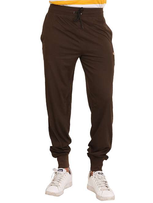 brown cotton jogger - 13266491 - Standard Image - 0