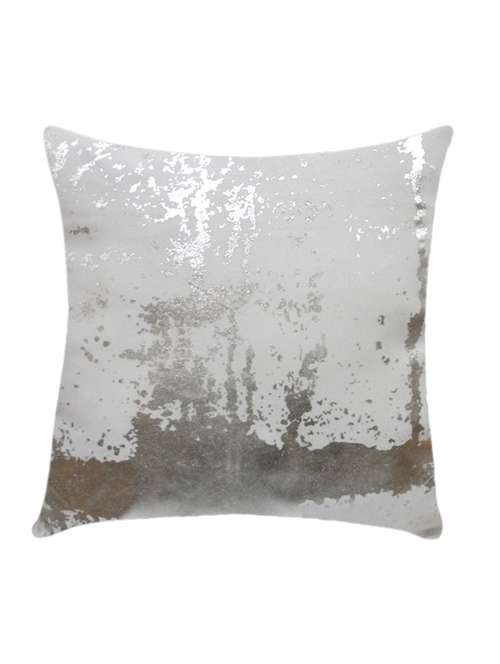 ambbi collection printed cushion cover with foil print abstract distorted print - 13271229 - Standard Image - 0