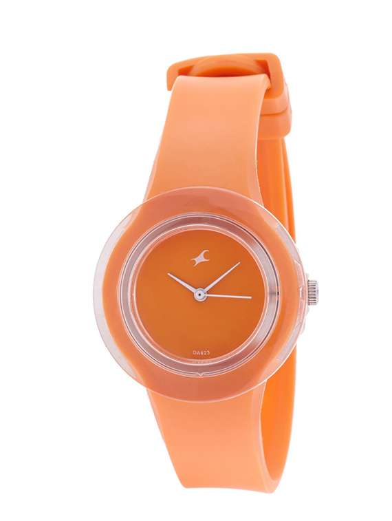 Orange Fastrack Silicone Strap Watches Buy Online Fastrack Analog