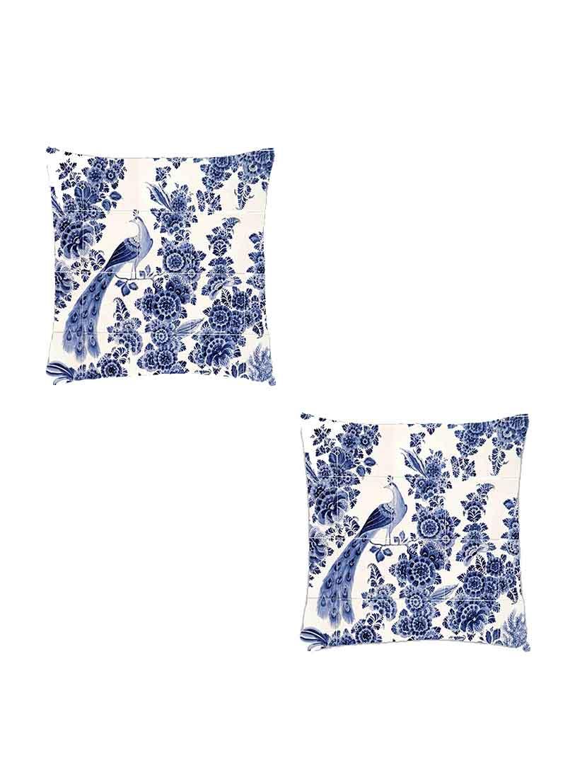 digitally printed cushion cover of vintage tile blue print set of two - 13284915 - Zoom Image - 0
