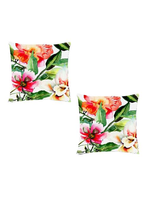 digitally printed watercolour floral design set of two - 13285149 -  Standard Image - 0