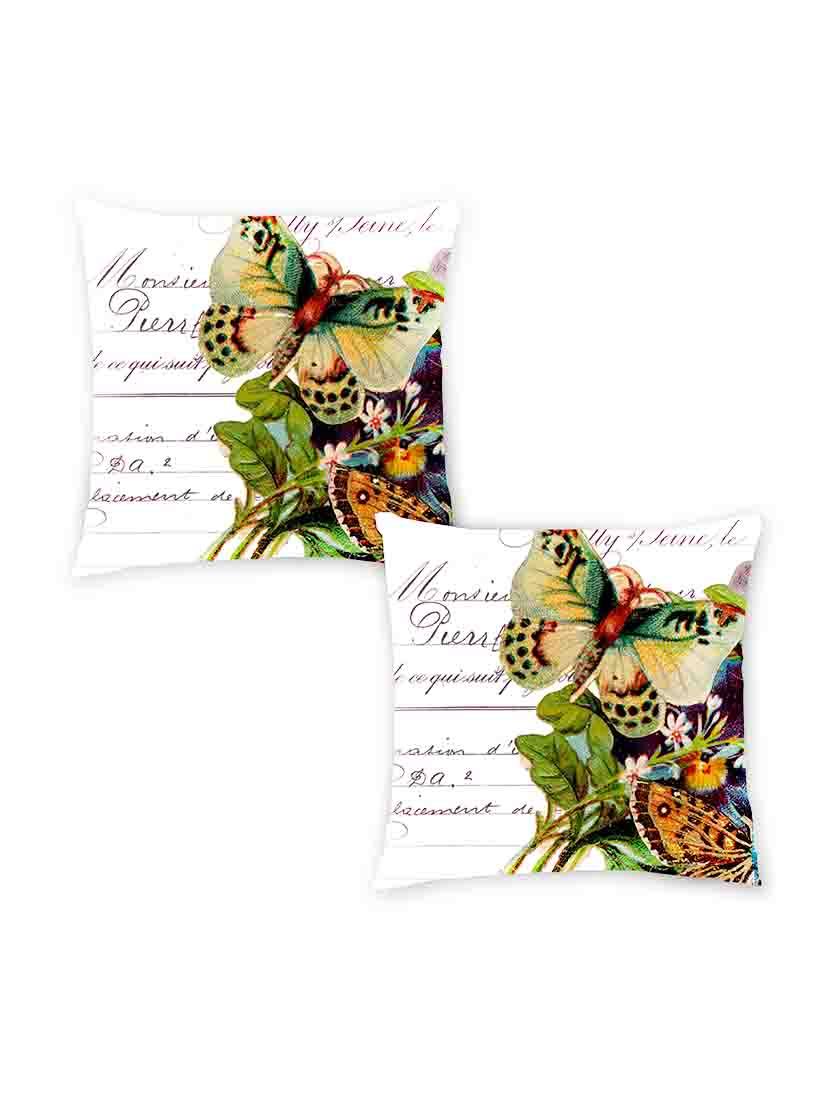 digitally printed text & butterfly set of two - 13285166 -  Zoom Image - 0