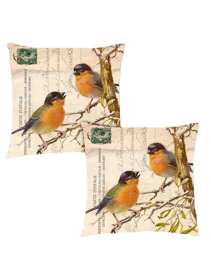 digitally printed text, stamp & bird set of two - 13285176 - Zoom Image - 0
