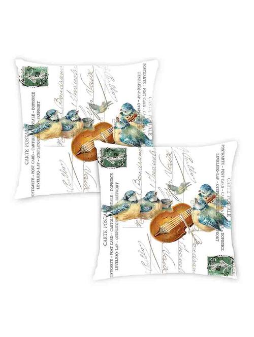digitally printed text, stamp, guitar & bird set of two - 13285178 -  Standard Image - 0