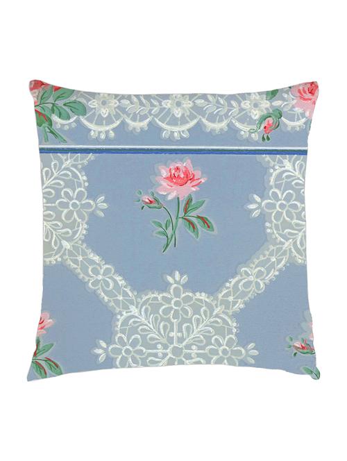 digitally printed cushion cover of vintage flower border design - 13285638 -  Standard Image - 0