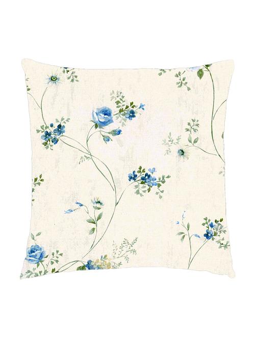 digitally printed cushion cover of small flowers in running look - 13285668 - Standard Image - 0