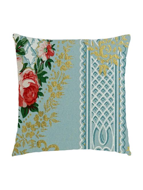 digitally printed cushion cover of vintage rose and gold print - 13285710 -  Standard Image - 0