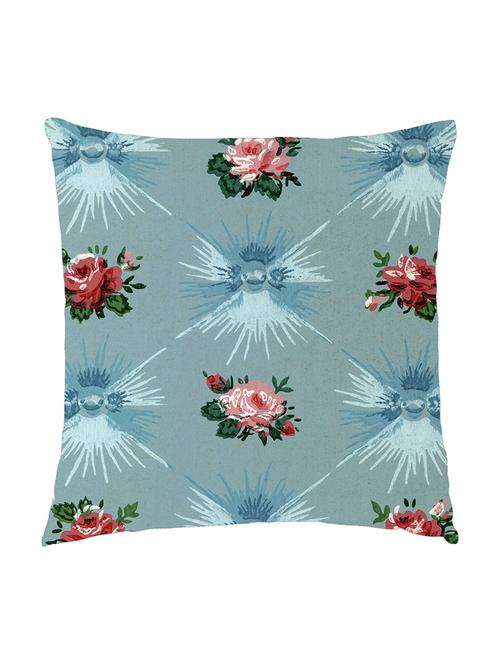 digitally printed cushion cover of vintage rose design - 13285712 -  Standard Image - 0