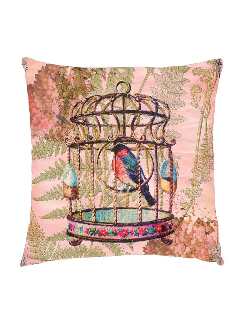 digitally printed cushion cover of a birds in cage - 13285714 - Zoom Image - 0