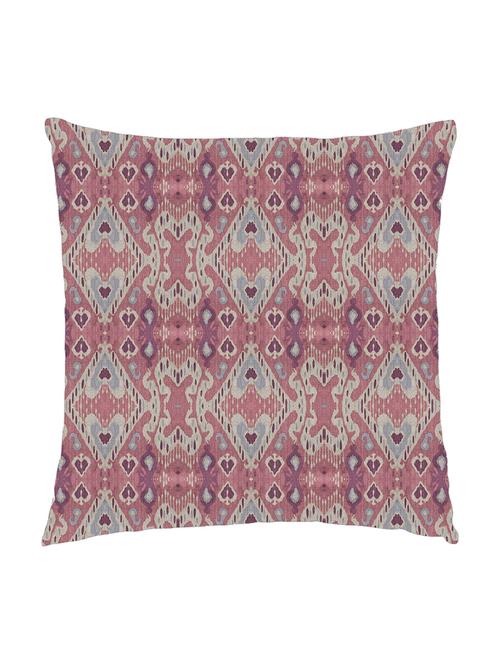 digitally printed cushion cover of pink ikat look - 13285719 - Standard Image - 0
